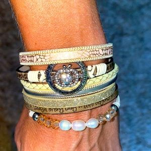 Teacher magnetic clasp bracelet.